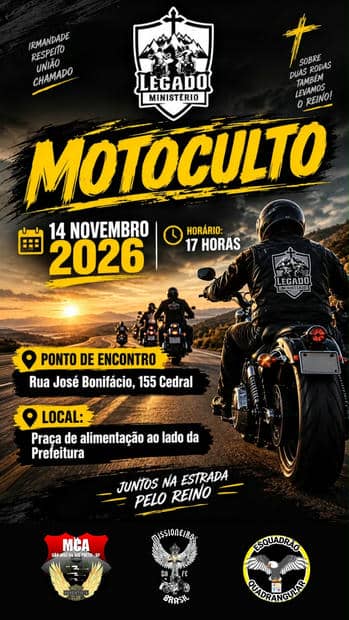 Flyer do evento